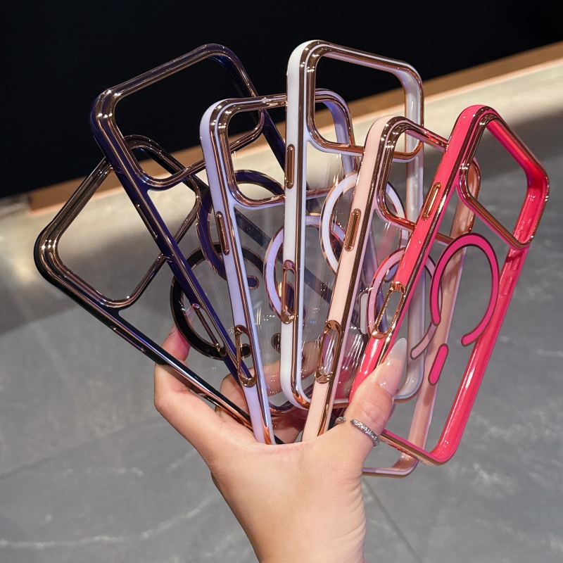 Camera Lens Protector - Luxury Plating ColorForMagsafe Wireless Charge Case