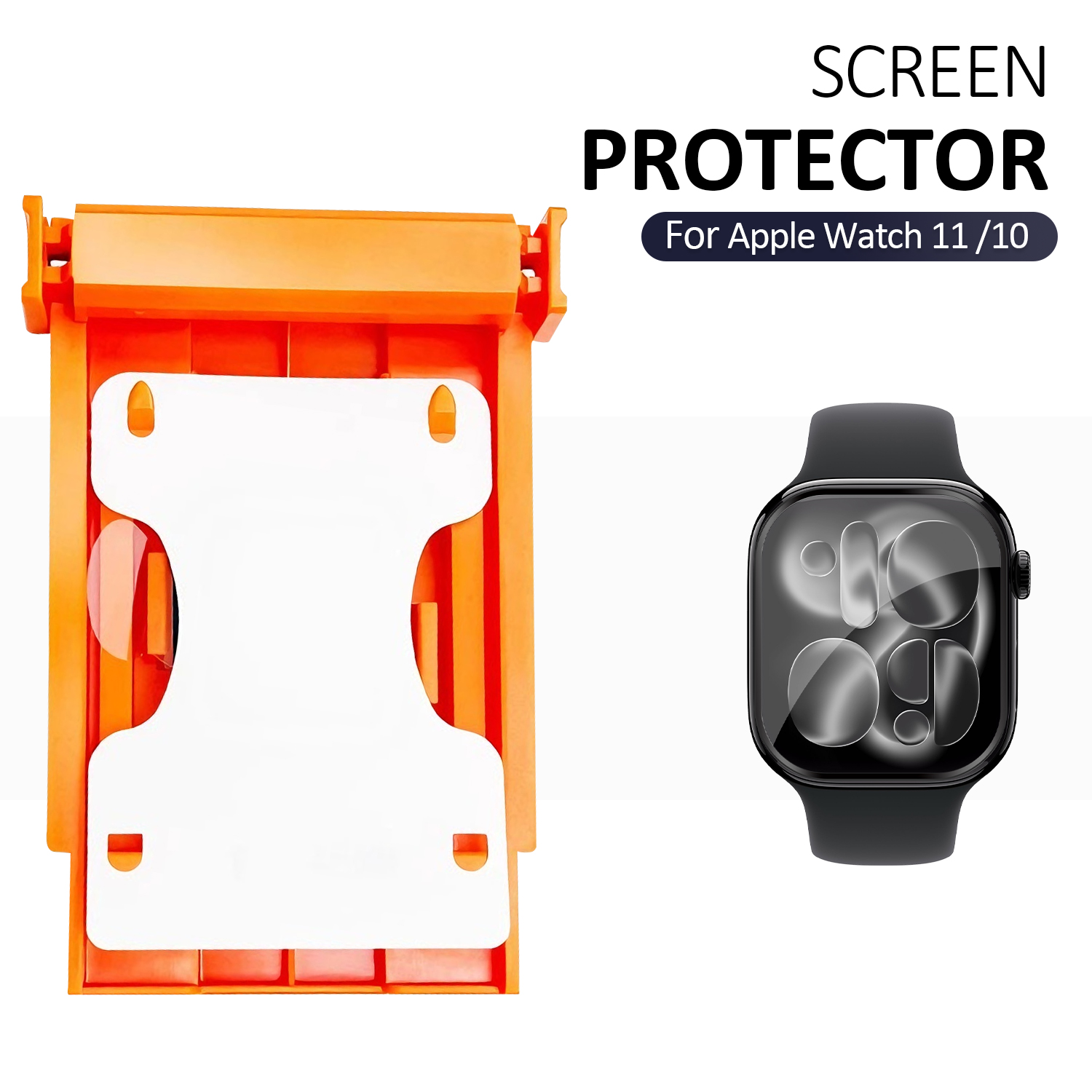 Glass Protector Auto - For Apple Watch 11/10 Screen Protector