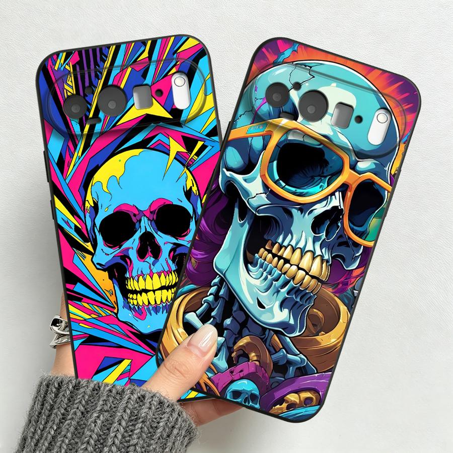 Neon Pop Art Skull Case for Go - Google Pixel 9 Pro ulasan dan harga