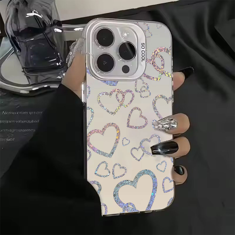 Colorful Heart Print Case For  - Apple Iphone 16 ulasan dan harga