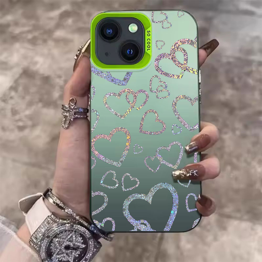 Colorful Heart Print Case For  - Apple Iphone 16 ulasan dan harga