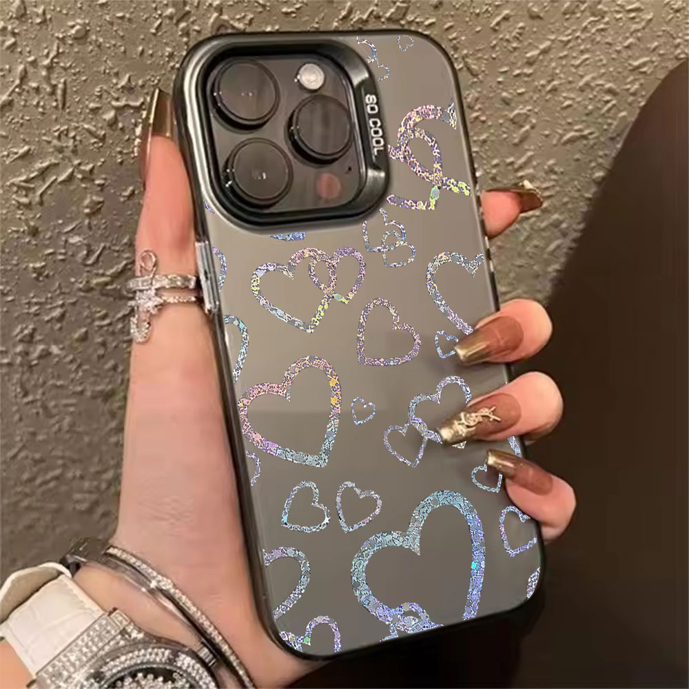 Colorful Heart Print Case For  - Apple Iphone 16 ulasan dan harga