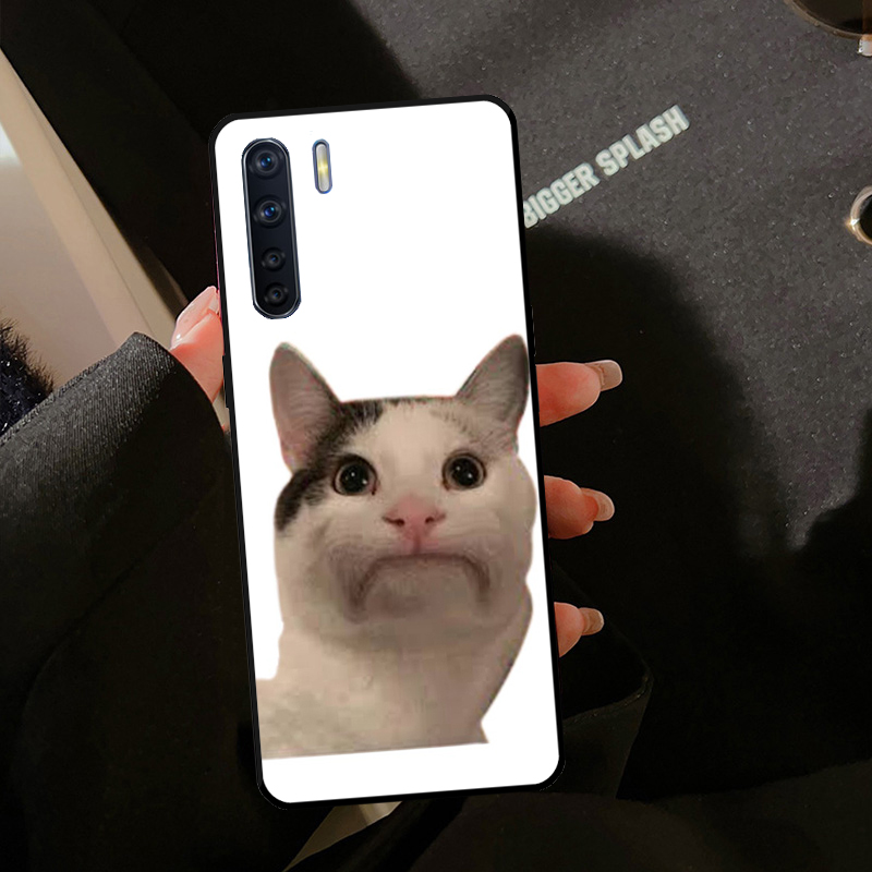Beluga Cat Meme Face Smiling C - Oppo A78 ulasan dan harga