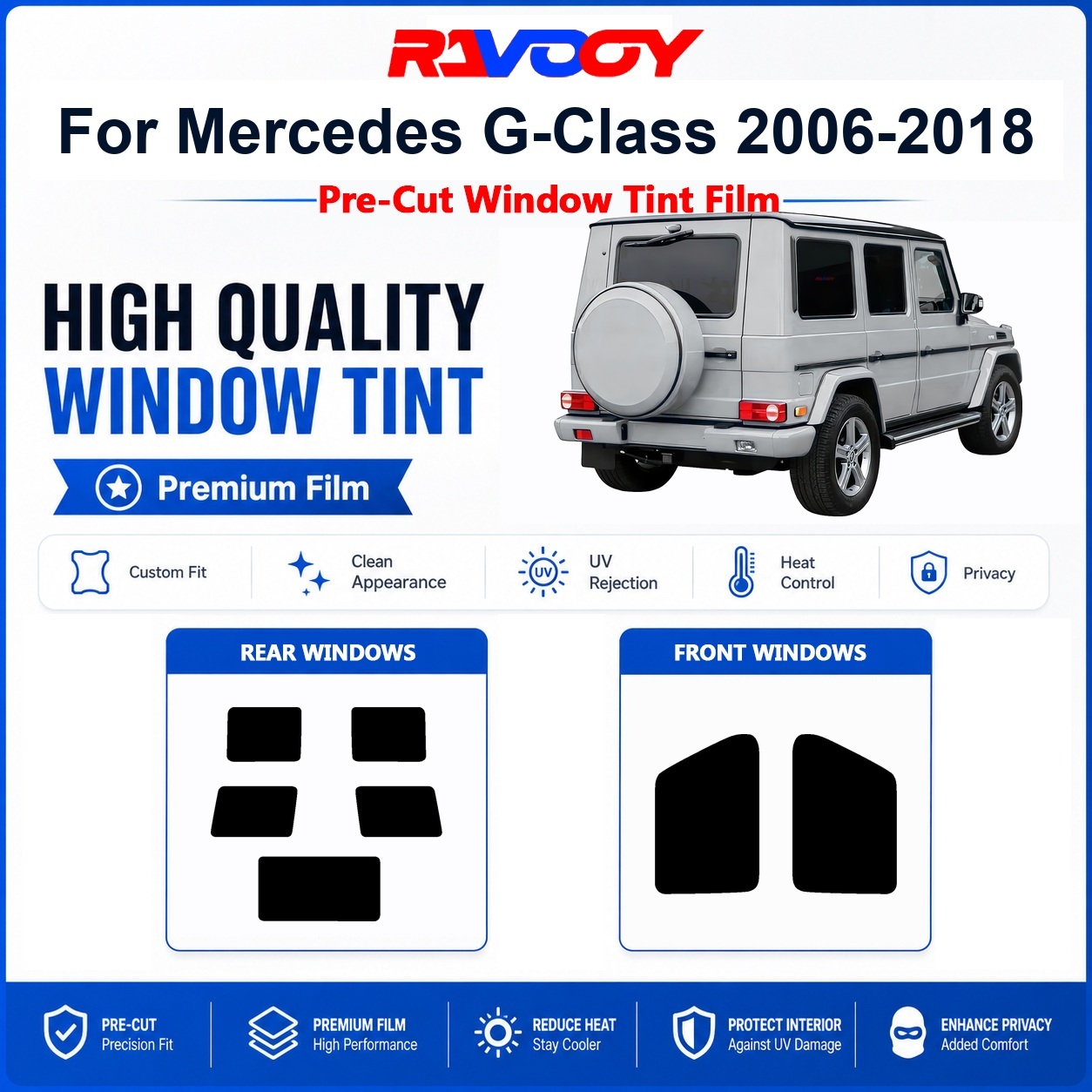 Premium Pre-Cut Window Tint Fo - Privacy Screen Protector ulasan dan harga