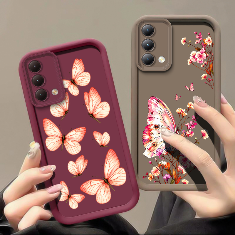 Printed Butterfly Flower Phone - Oppo A78 ulasan dan harga